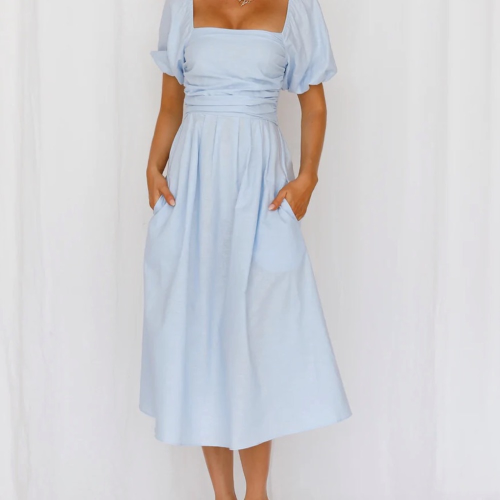 Hello Molly blue dress NWT